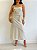 Vestido Midi De Alça Com Flor C/ Cinto Faixa - Imagem 3