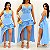 Vestido Midi De Alça Com Babado - Imagem 1