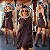 Vestido Curto De Babado - Imagem 1