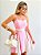 Vestido Curto De Alça Bicolor - Imagem 1