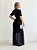 Vestido Longo De Lurex Com Manga - Imagem 3