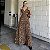Vestido Longo Estampado De Onça - Imagem 2