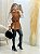 Conjunto Camisa + Colete De Tricot C/ Cinto - Imagem 4