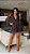 Vestido Curto Estampado - Imagem 1