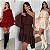 Vestido Curto Ombro Único Boho - Imagem 1