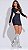 Vestido Curto Manga Longa Strass - Imagem 3