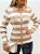 Blusa Tricot Zíper Listrada - Imagem 1