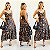 Vestido Midi Estampado de Onça - Imagem 1