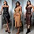Vestido Midi Tomara Que Caia De Couro - Imagem 1