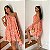Vestido Curto Estampado Ombro Único - Imagem 1