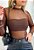 Body Manga Longa Tule - Imagem 2