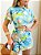 Conjunto De Cropped & Shorts Saia Estampado - Imagem 2