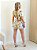 Conjunto De Cropped & Shorts Saia Estampado - Imagem 3