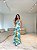 Vestido Longo Estampado Vazado - Imagem 1