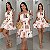 Vestido Curto Estampado - Imagem 1