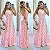 Vestido Longo Estampado - Imagem 1