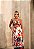 Vestido Longo Estampado Vazado - Imagem 2