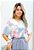 Blusa Manga Curta Estampada - Imagem 1