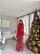 Vestido Longo C/ Franja Acetinado - Imagem 4