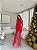 Vestido Longo C/ Franja Acetinado - Imagem 5