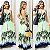 Vestido Longo Estampado - Imagem 1