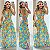 Vestido Longo Estampado - Imagem 1