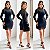 Vestido Curto Manga Longa C/ Pedrarias - Imagem 1