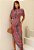 Vestido Longo Estampado - Imagem 1