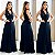 Vestido Longo Plissado - Imagem 1
