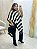 Poncho Tricot Modal Listrado - Imagem 2