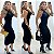 Vestido Midi De Gola Plissado - Imagem 1