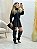 Vestido Curto De Gola Manga Longa - Imagem 2