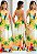 Vestido Longo Estampado - Imagem 1