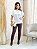 Blusa De Manga Curta Tricot Modal - Imagem 2
