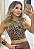 Cropped Estampado De Onça - Imagem 1