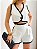 Conjunto De Colete & Shorts Linho - Imagem 2