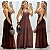 Vestido Longo De Alça - Imagem 1
