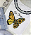 T-Shirts - Luxe White - Butterfly - Com Pedrarias - Imagem 1