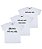 Kit Irmãs 03 Camisetas Brancas Infantis Irmã Mais Velha, Do Meio & Mais Nova Funny T-Shirts - Imagem 1