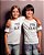 Kit Irmãos 02 Camisetas Brancas Infantis Foi Ele Foi Ela Funny T-Shirts - Imagem 2