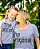 Kit Pai/Mãe e Filho 02 Camisetas Cinzas The Original & The Remix Funny T-Shirts - Imagem 2