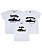 Kit Família 03 Camisetas Brancas Daddy Shark Mommy Shark e Baby Shark Funny T-Shirts - Imagem 1