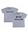 Kit Irmãos 02 Camisetas Cinzas Infantis Irmã Mais Nova e Mais Velha Funny T-Shirts - Imagem 1