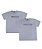 Kit Irmãos 02 Camisetas Cinzas Infantis Prince and Princess Funny T-Shirts - Imagem 1