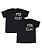 Kit Irmãos 02 Camisetas Pretas Infantis Foi Ele Foi Ela Funny T-Shirts - Imagem 1