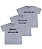 Kit Irmãos 03 Camisetas Cinzas Infantis Irmão Mais Velho, Do Meio & Mais Novo Funny T-Shirts - Imagem 1