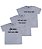 Kit Irmãs 03 Camisetas Cinzas Infantis Irmã Mais Velha, Do Meio & Mais Nova Funny T-Shirts - Imagem 1