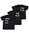 Kit Irmãos 03 Camisetas Pretas Infantis Não Fui Eu, Foi Ele e Foi Ela Funny T-Shirts - Imagem 1