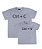 Kit Pai/Mãe e Filho 02 Camisetas Cinzas Ctrl C Ctrl V Funny T-Shirts - Imagem 1