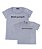 Kit Pai/Mãe e Filho 02 Camisetas Cinzas Manda & Obedece Funny T-Shirts - Imagem 1
